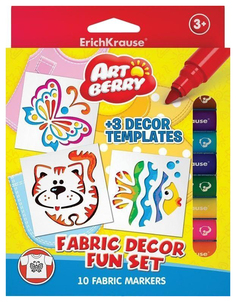 Фломастеры для ткани ErichKrause ArtBerry 34937