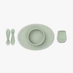 Набор посуды из 4-х предметов Ezpz First Food Set оливковый