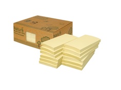 Блок-кубик для заметок, 125x75 мм, 12 блоков по 100 листов, желтый Info Notes