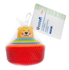 Развивающая игрушка Пирамидка цвет: красный Uviton