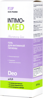 Гель для интимной гигиены Intimo+Med Deo 200 мл