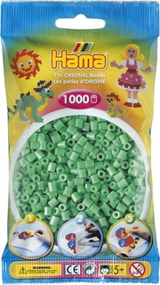 Бусинки MIDI 1000шт. светло-зеленые Hama 207-11