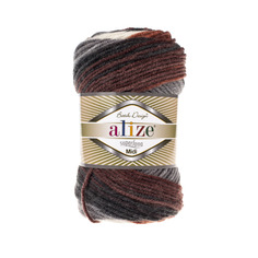 Пряжа Alize "Superlana Midi Batik", цвет: 6991 секционный, 170 м, 100 грамм (5 мотков) ( 5