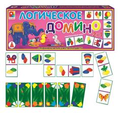 Семейная настольная игра Домино логическое Цвет Радуга с-572