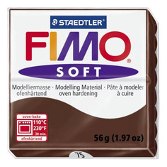 Полимерная Глина Staedtler Soft запекаемая в печке 56 грамм Шоколад