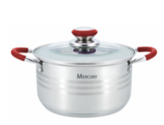 Кастрюля с крышкой MERCURY MC-6308 4,7л