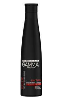 Шампунь SVOBODA GAMMA PERFECT HAIR защита цвета и блеск для окрашенных волос, 350мл