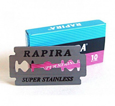 Сменные лезвия RAPIRA Суперсталь упаковка 10 шт. Рапира