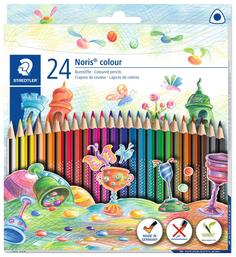 Карандаши цветные Staedtler Wopex Noris Colour 187 24 цвета