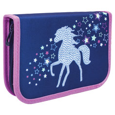 Пенал TIGER FAMILY с наполнением Rainbow Horse TGET-016C1