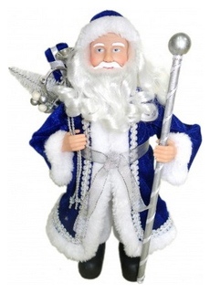 Фигурка новогодняя Феникс Present Дед Мороз в синем костюме