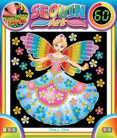 Мозаика из пайеток KSG Sequin Art Фея мини