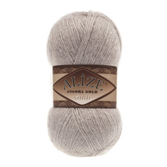 Пряжа ALIZE Angora Gold Simli цвет 541 норка 5 мотков