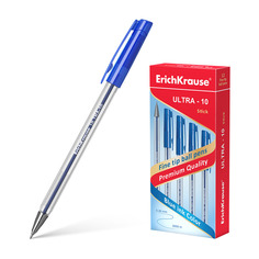 Ручка шариковая ErichKrause® ULTRA-10, синий в коробке 12 шт