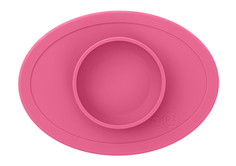 Тарелка с подставкой Ezpz Tiny Bowl , цвет розовый