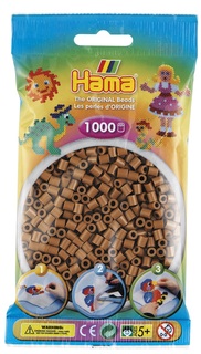 Бусинки MIDI 1000шт. коричневая нуга Hama 207-76