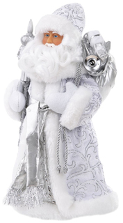 Фигурка новогодняя Феникс Present Дед Мороз в серебряном костюме