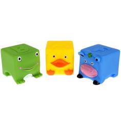 Игрушки для купания Играем вместе ABF, 3 кубика-пищалки