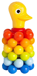 Пирамида-мини с шариками Русский стиль Утёнок 9249