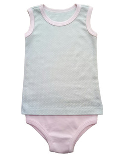 Комплект для девочки (майка/трусы-слипы, рост 110 см) Наша Мама