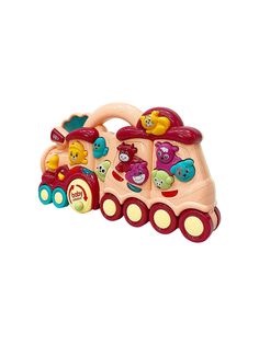 Развивающий игровой центр Everflo Baby Train HS0438200 (розовый) HS0438200