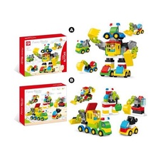 Конструктор Рыжий кот Строительный монстр 5 в 1, 49 деталей