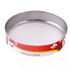 Сито Мультидом для муки, сталь, диаметр 20 см, серый, J-11-36