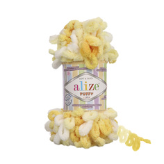 Пряжа Alize "Puffy Color", цвет: 5921 секционный, 9 м, 100 грамм (5 мотков) ( 5)