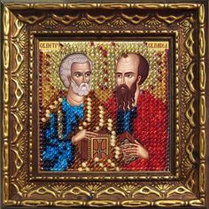 Набор для вышивания бисером Вышивальная мозаика Св. Апостолы Петр и Павел