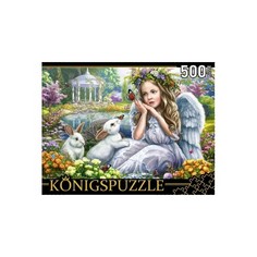 Пазлы Konigspuzzle Ангелочек и кролики ХК500-6309 Königspuzzle