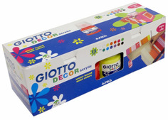 Акриловые краски Fila-Giotto на водной основе 12 цветов