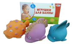 Игрушки для ванной 3 рыбки Играем вместе В1581623