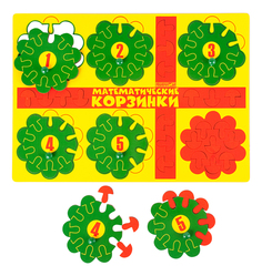 Развивающая игрушка Развивающие игры Воскобовича Математические корзинки 5