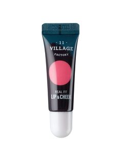 Тинт для губ и румяна,VILLAGE 11 FACTORY два в одном (корал) Real Fit Lip and Cheek