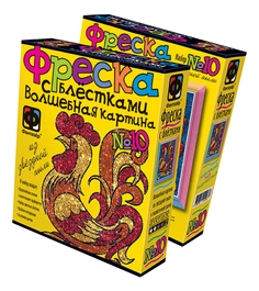 Песочная картина Эльф Маркет Символ года с блестками №10 Фантазер