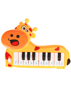 Детское пианино Жираф, 19.5 см Рыжий кот 1688857