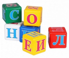 Игровой набор Мегакуб Алфавит, 6 кубиков Биплант