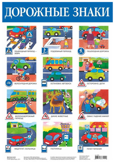 Обучающий плакат Дрофа-Медиа Дорожные Знаки
