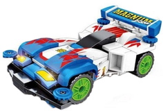 Конструктор Sembo Машинка-трансформер mini 4WD. Гонщик Гоу Сейба Magnum 607041-44