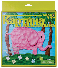 Картина из пластилина "Слон", набор №6 Hobby Time