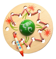 Развивающая игрушка RNToys Шнуровка Сатурн