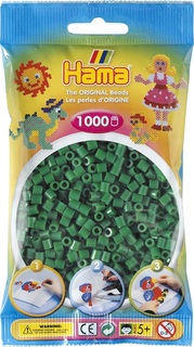 Бусинки MIDI 1000шт. зеленые Hama 207-10