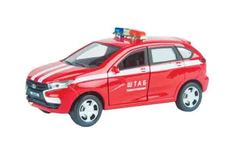 AUTOTIME Машинка Lada Xray. Пожарная охрана, 1:36 68269W-RUS