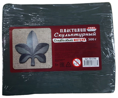 Пластилин скульптурный Проф-Пресс мягкий оливковый 500 г