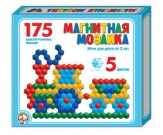 Мозаика магнитная, шестигранная, 175 фишек Десятое королевство