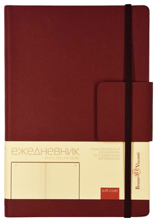 Ежедневник недатированный Альт «Zenith» Бордовый