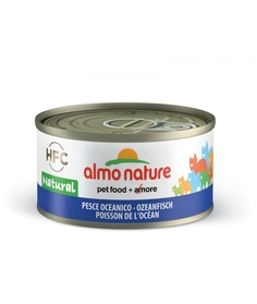 Влажный корм для кошек Almo Nature CAT HFC NATURAL , с курицей, тунцом и ветчиной, 150г
