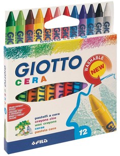 Восковые Мелки Giotto 12 Цветов