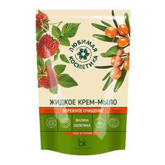 Жидкое крем-мыло BelKosmex Бережное очищение малина облепиха, 460 гр