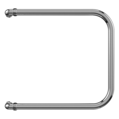 Полотенцесушитель водяной TERMINUS Эконом П-обр, П-образный, 400х352 мм, хром